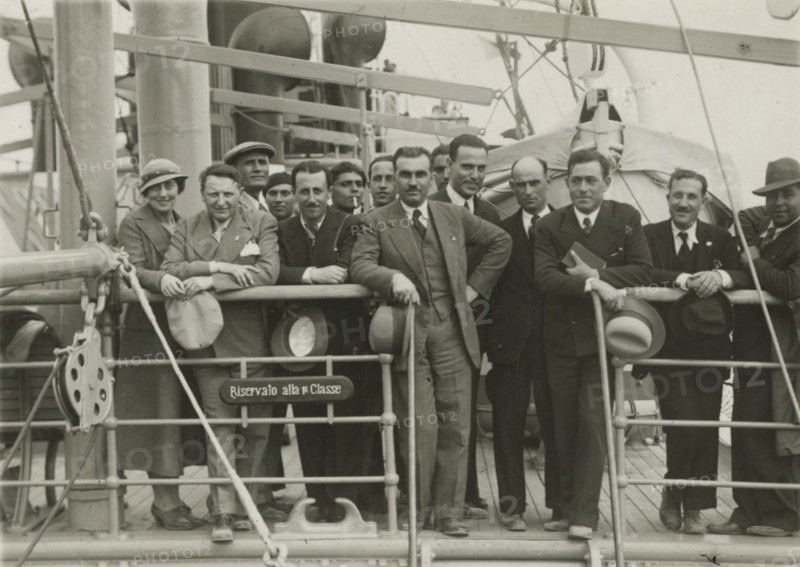 First class passengers. 1924