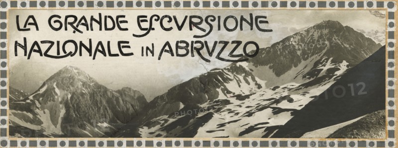 The valley from Pizzo Intermesoli to Corno Grande. 1922