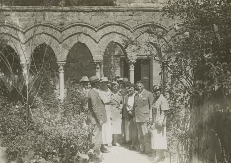 Cloister of the Cathedral of Monreale. 1924