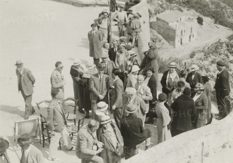 At the Castle of Taormina. 1924