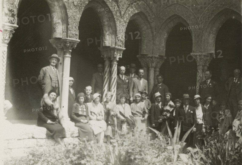 Group of visitors in Monreale. 1924