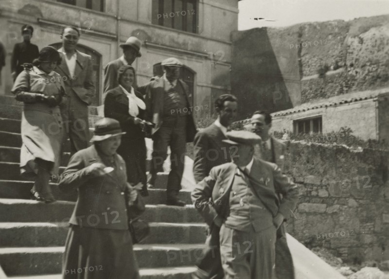 Touring Club  Members  in Sicily. 1924