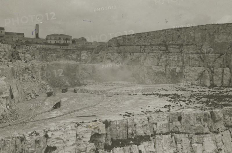 A sulfur mine near Agrigento. 1924