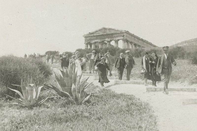 The Temple of Concord in Agrigento. 1924