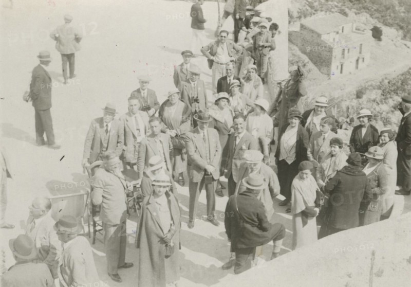 Visit to Taormina Castle. 1924