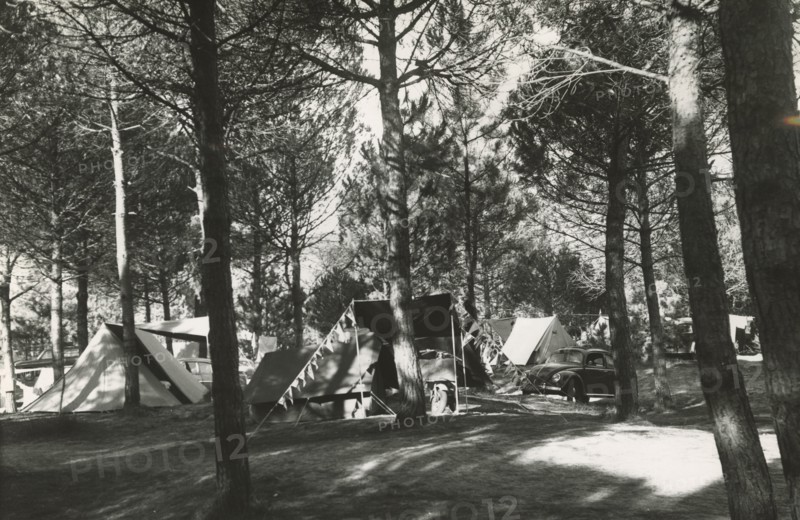 International Camping Park of Marina di Ravenna. 1952-1956