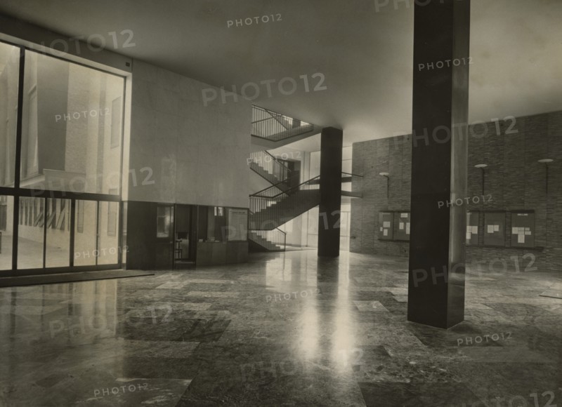 The entrance hall of the State University of Milan. 1956