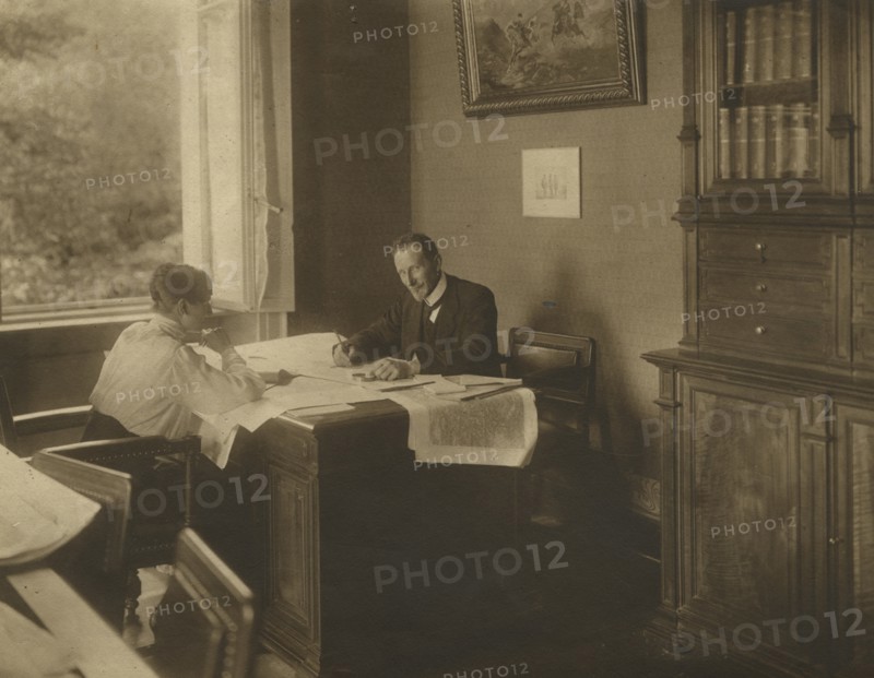 Luigi Vittorio Bertarelli in the Postojna Caves. 1920-1925