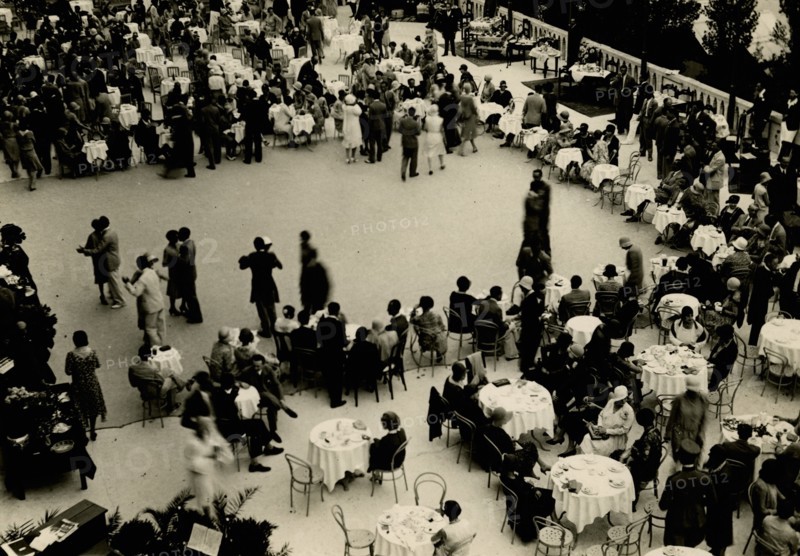 Tea time on the terrace of the Excelsior Palace Hotel