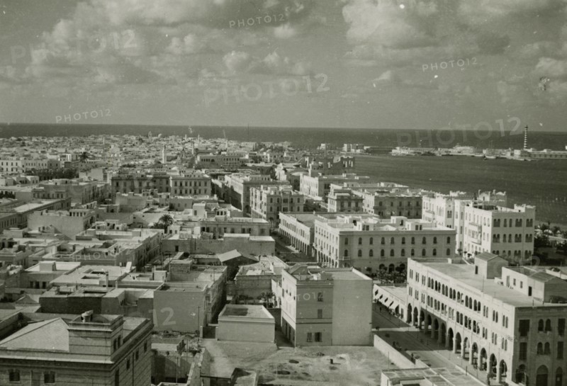 The port and the old city of Tripoli.