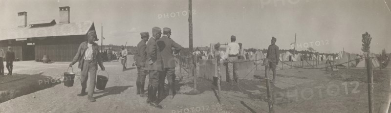 Austrian prisoner-of-war concentration camp in Manzano.