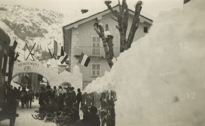 Ski event in Courmayeur.
