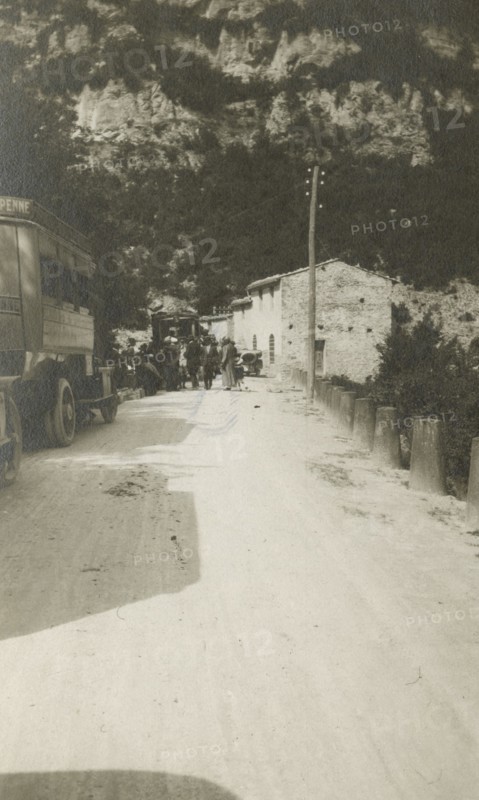 Along a street in Pietracamela.