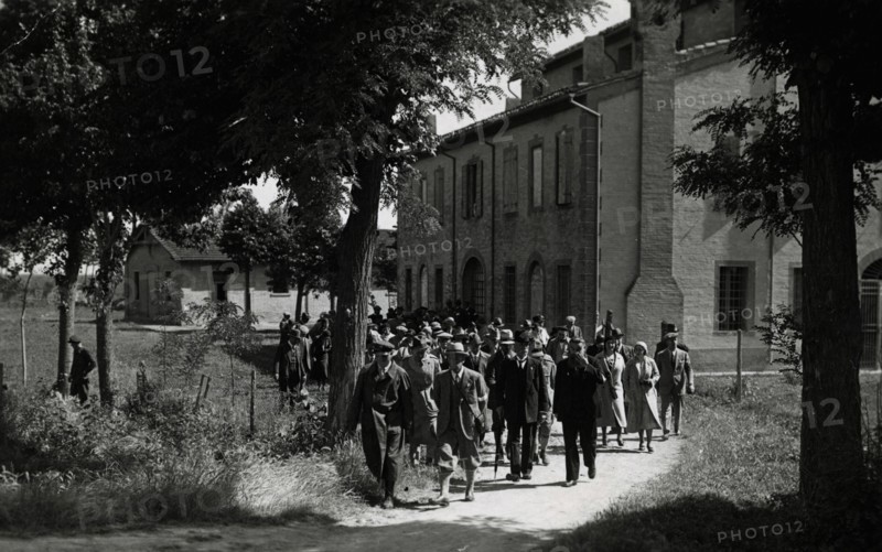 The visit to the Lamone reclamation works.