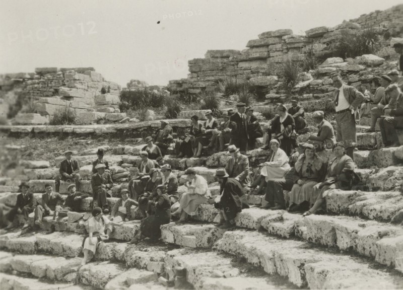 The Segesta Amphitheatre. 
	
		1924