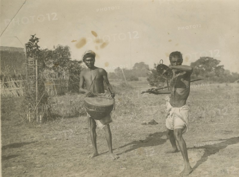 War dance of the Santalis in India. 
	
		1920-1940