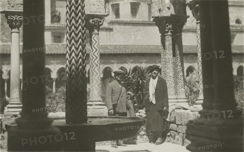Cloister of the Cathedral of Monreale. 
	
		1924