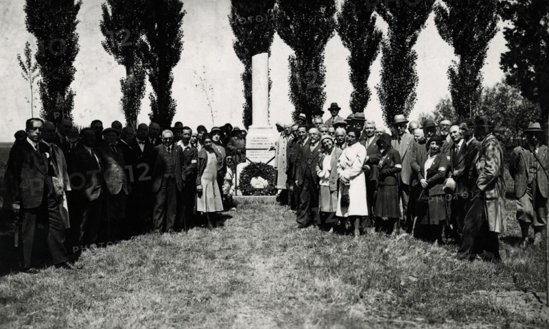 Anita Garibaldi's cenotaph at Casa Guiccioli. 
	
		1931