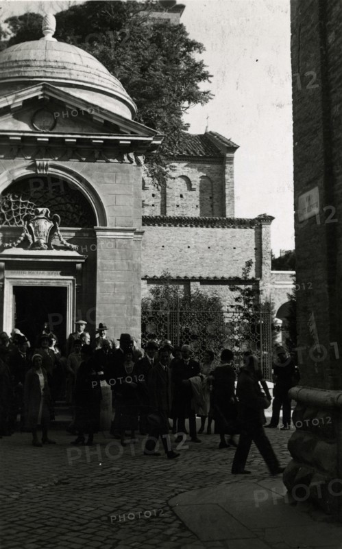 Dante's tomb in Ravenna. 
	
		1931