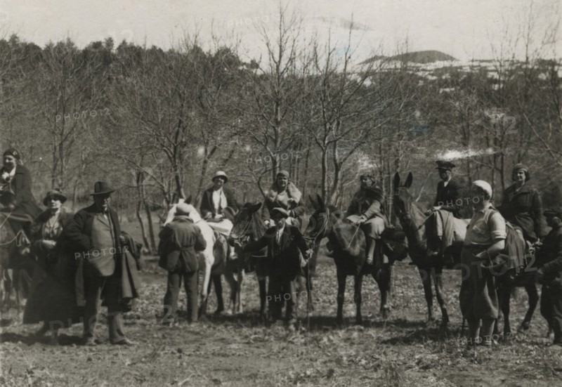 Climbing Etna. 
	
		1924