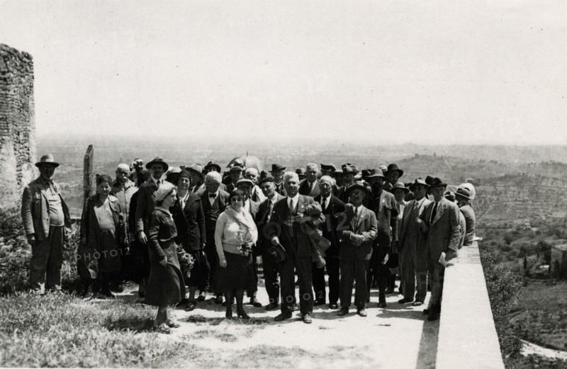 The Touring Club Members  in Bertinoro. 1931