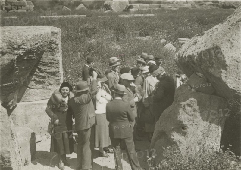 In the Valley of the Temples of Agrigento. 1924
