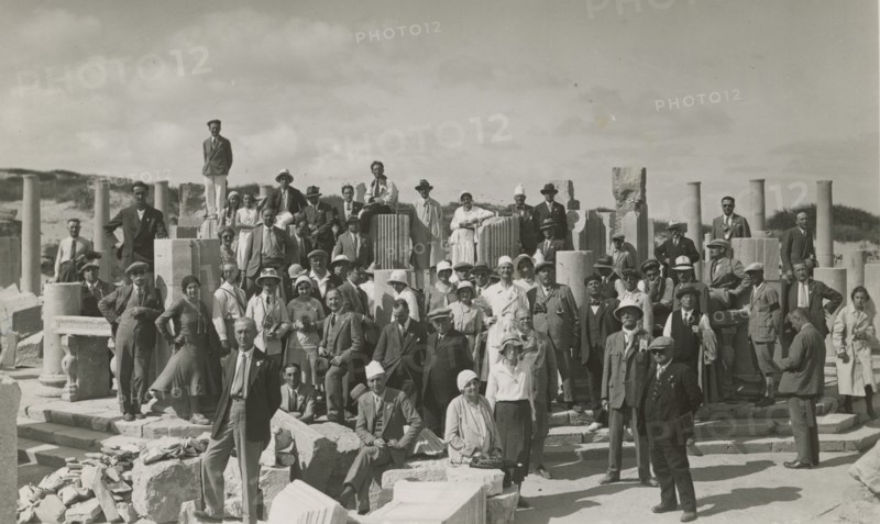Excursionists at Leptis Magna. 1931