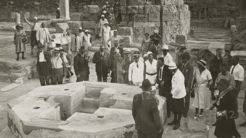 Excursionists at Leptis Magna. 1931