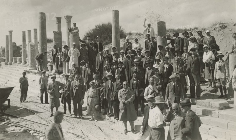Excursionists at Leptis Magna. 1931