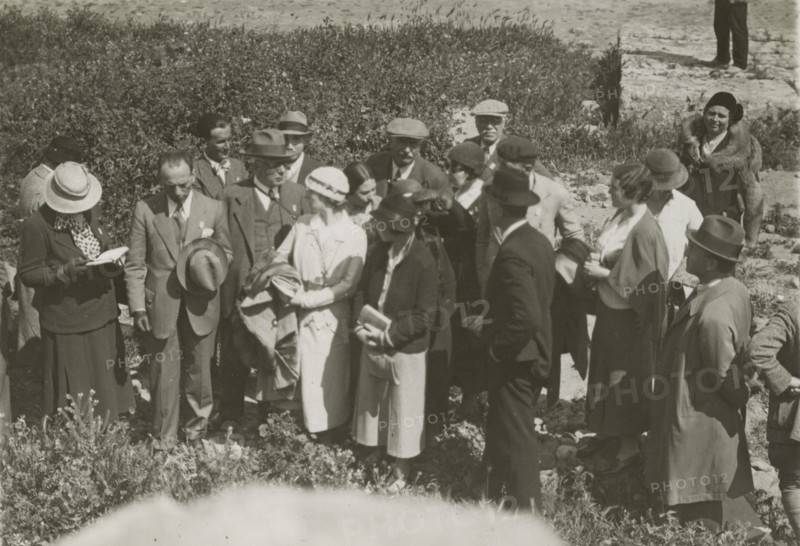 Visiting the Valley of the Temples in Agrigento. 1924