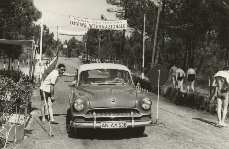 Marina di Ravenna International Camping Park: The campsite entrance. 1956