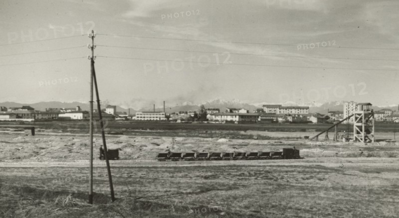 Work in the QT8 experimental district of Milan. 1947