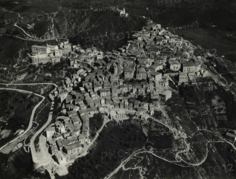 Aerial view of Anzi