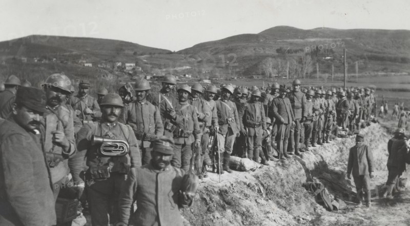 Italian infantry in Thessaloniki.