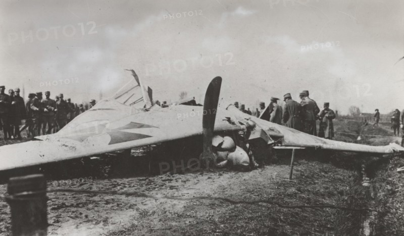 The conclusion of a dogfight.