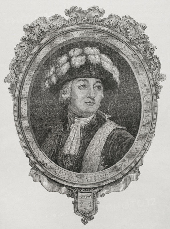 Louis Philippe II (1747-1793). Duke of Orleans (1785-1793). Supporter of the French Revolution. Accused of treason, was condemned to death and guillotined on 6 November 1793. Portrait. Engraving. ""History of the French Revolution"". Volume I, 1876.