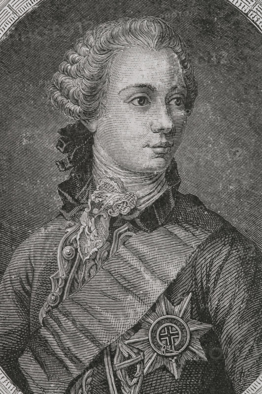 William V (1748-1806). Prince of Orange. Stadtholder of the Dutch Republic (1751-1795). Portrait. Engraving. ""History of the French Revolution"". Volume I, part 2, 1879.