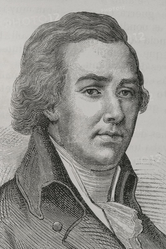William Pitt ""the Younger"" (1759-1806). British politician and statesman. Prime Minister of Great Britain (19 December 1783-31 December 1800). Prime Minister of the United Kingdom (10 May 1804 to 23 January 1806). Portrait. Engraving. ""History of the French Revolution"". Volume I, part 2, 1879.