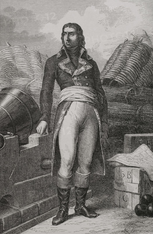 Jean-Mathieu-Philibert Serurier (1742-1819). French general, appointed Marshal of the Empire in 1804 by Napoleon Bonaparte. Portrait. Engraving. ""History of the French Revolution"". Volume I, part 2, 1879.