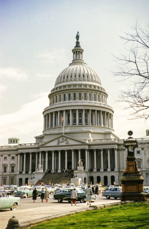 United States Capitol building, Washington DC, USA c 1953.