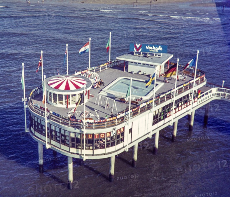 Scheveningen Pier, Netherlands, Europe 1960s.