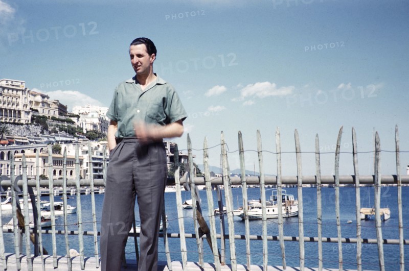British Sports car racing driver Bill de Selincourt, R William de Selincourt, 1921-2014 portrait 1961.