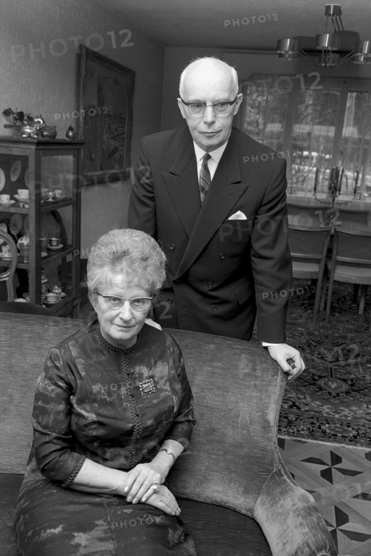 Federal Councillor Willy Spuhler and his wife Anny, 1967