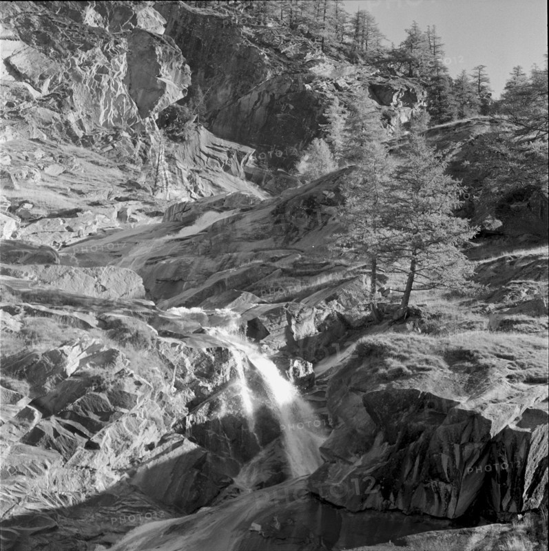 Waterfall, Almagell falls, 1959