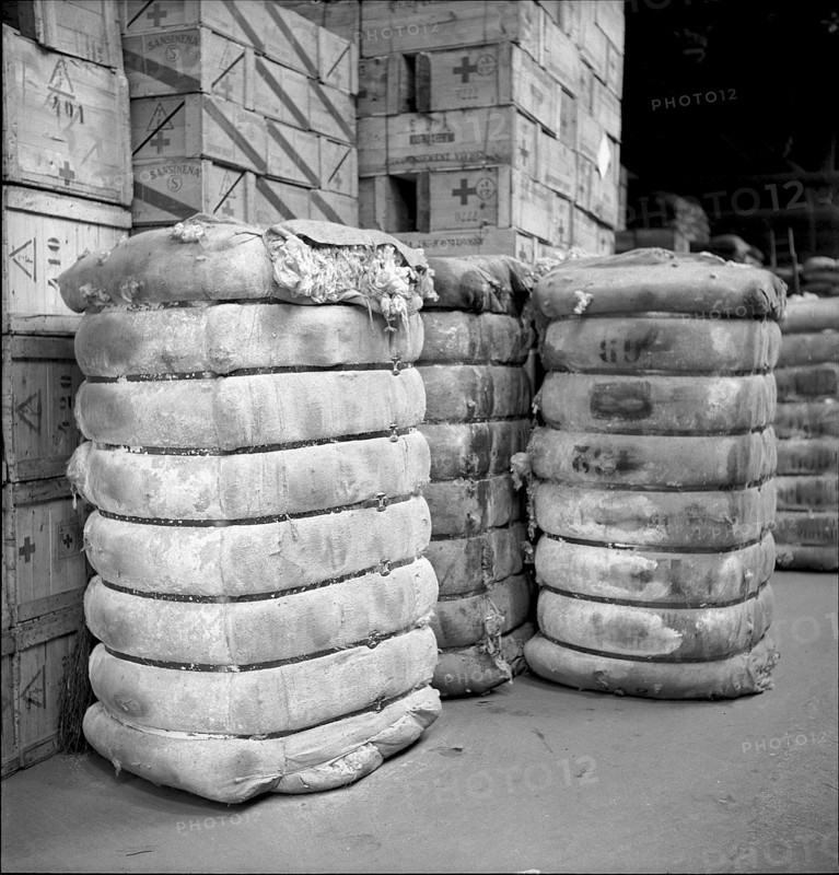 Goods in the Renens duty free warehouse 1945