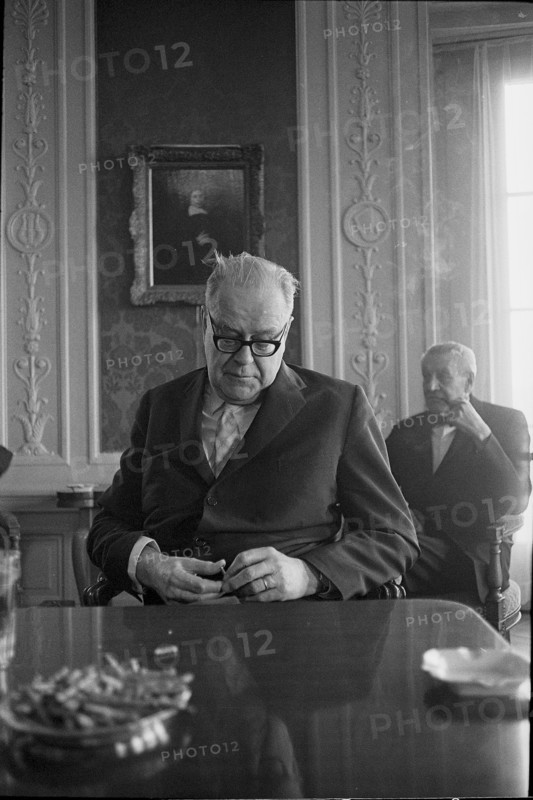 Prime minister Tage Erlander in Berne 1969