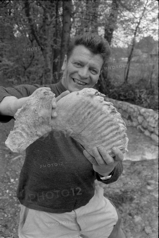 Johann Steiner, Finder finder of a mammoth tooth, Langendorf 1972