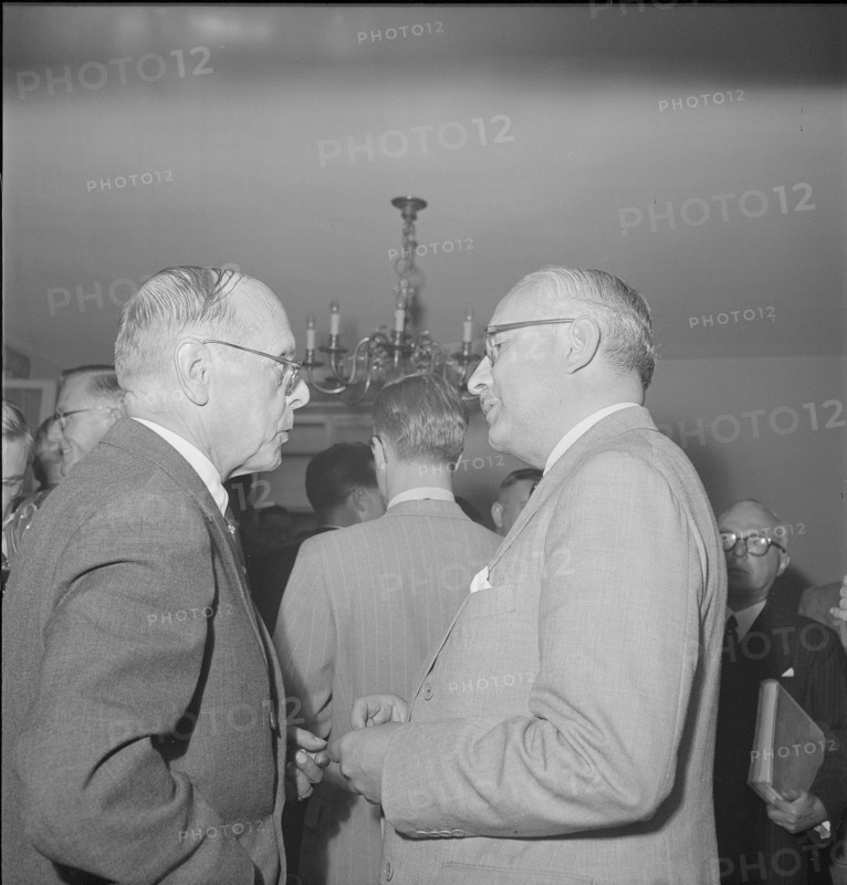 Swiss diplomats conference Berne 1949: de Weck, von Salis