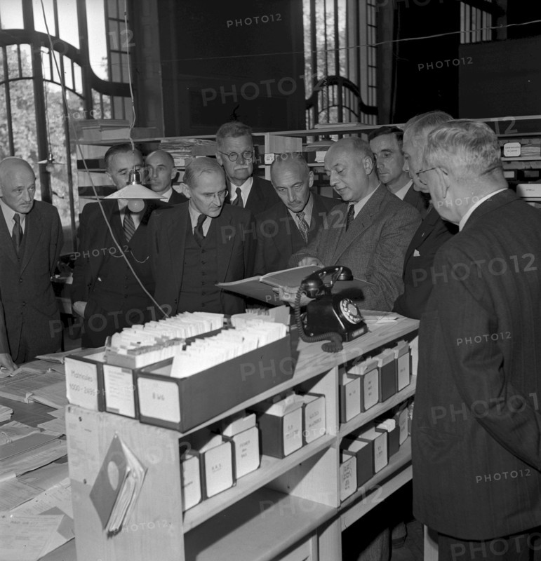 Members of the Council of States visiting ICRC, Geneva 1944