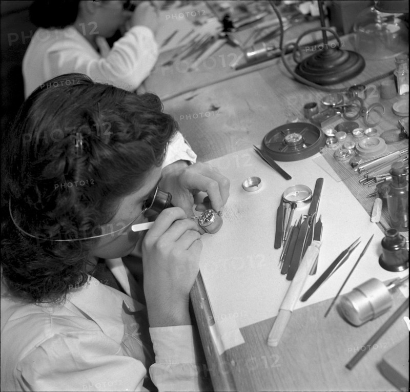 Watch factory Rolex, Geneva 1949
